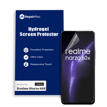 Realme Narzo 60X Compatible Premium Hydrogel Screen Protector With Full Coverage Ultra HD